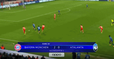 凯恩双响助拜仁双杀亚特兰大晋级欧冠八强