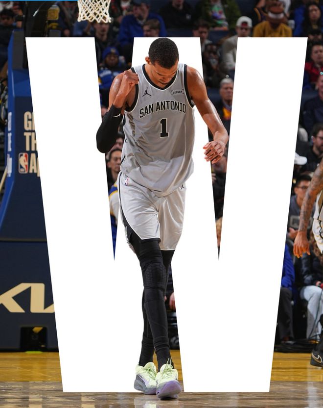 文班亚马狂砍41+18创多项纪录 马刺10连胜掀进攻风