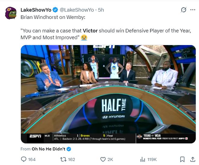 文班亚马狂砍41+18创多项纪录 马刺10连胜掀进攻风